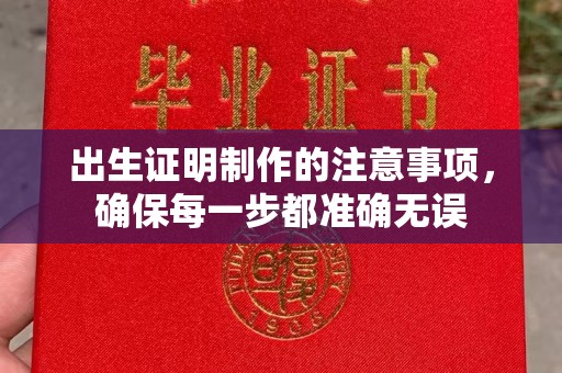 温宿出生证明制作的注意事项，确保每一步都准确无误