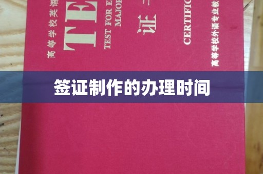 温宿签证制作的办理时间