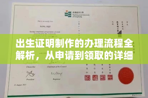 温宿出生证明制作的办理流程全解析，从申请到领取的详细指南